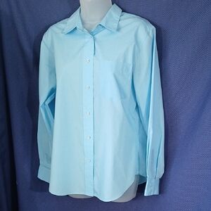 Blue Foxcroft Wrinkle-free Buttondown Shirt 16p